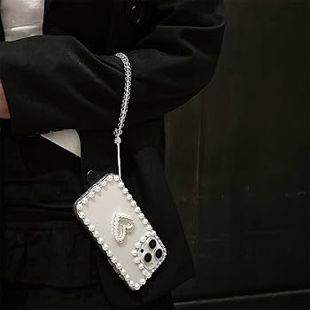 iPhone16 スマホケース　ジュエリーiPhoneケース Amazon.co.jp: 【DBWYPY】適用 iPhone 16 ケース かわいい