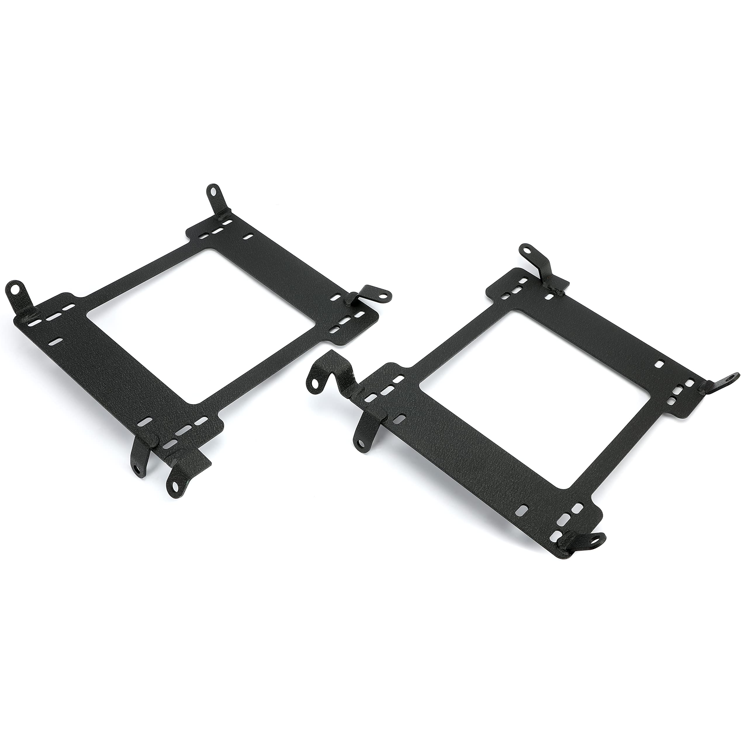 KUAFU Seat Base Brackets Compatible with 1993-2007 Subaru Impreza WRX STI Replacement for SB019DR SB019PA Racing Mounting Adapter Steel Powder Coated Black
