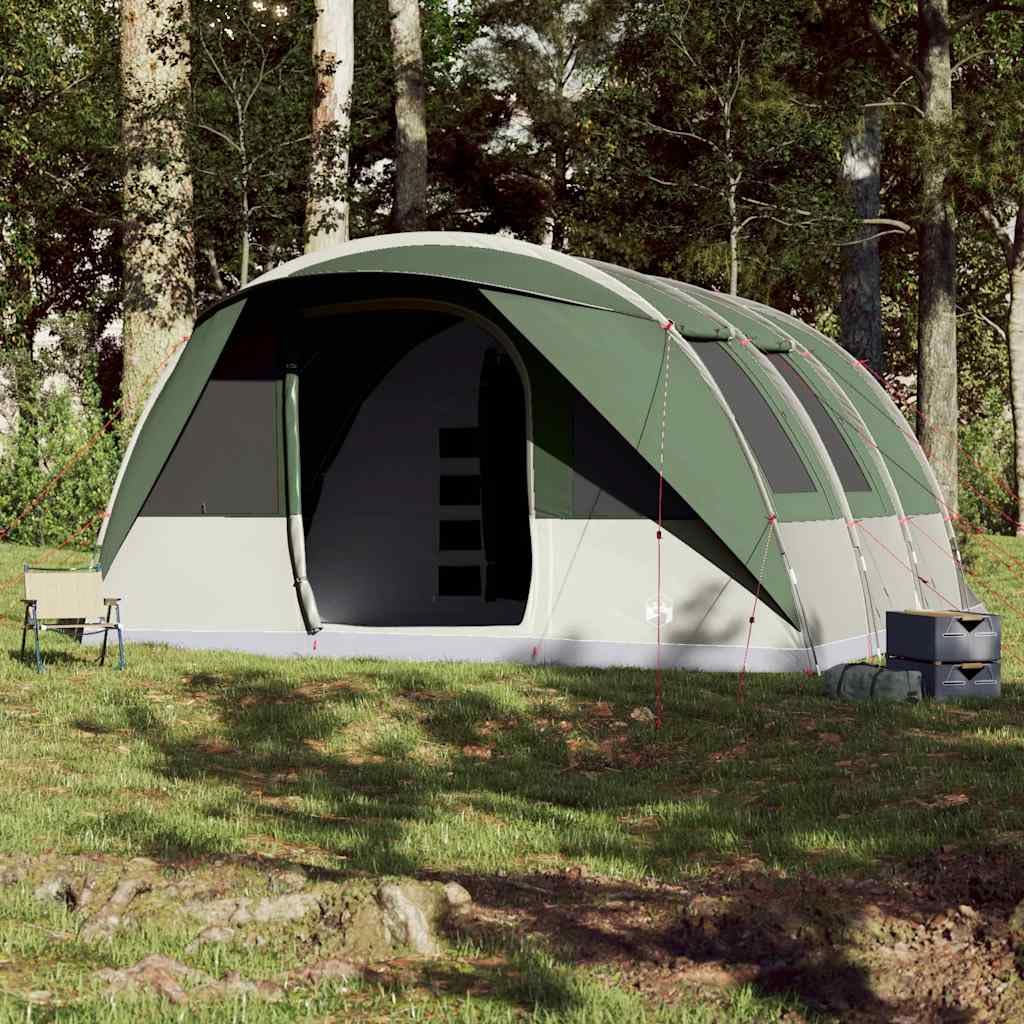 Tente familiale Tunnel Personnes Bleu pour Camping randonnée extérieur abri léger, Facile à Monter, résistante au Vent, avec moustiquaire, Pare-Soleil, E-Port