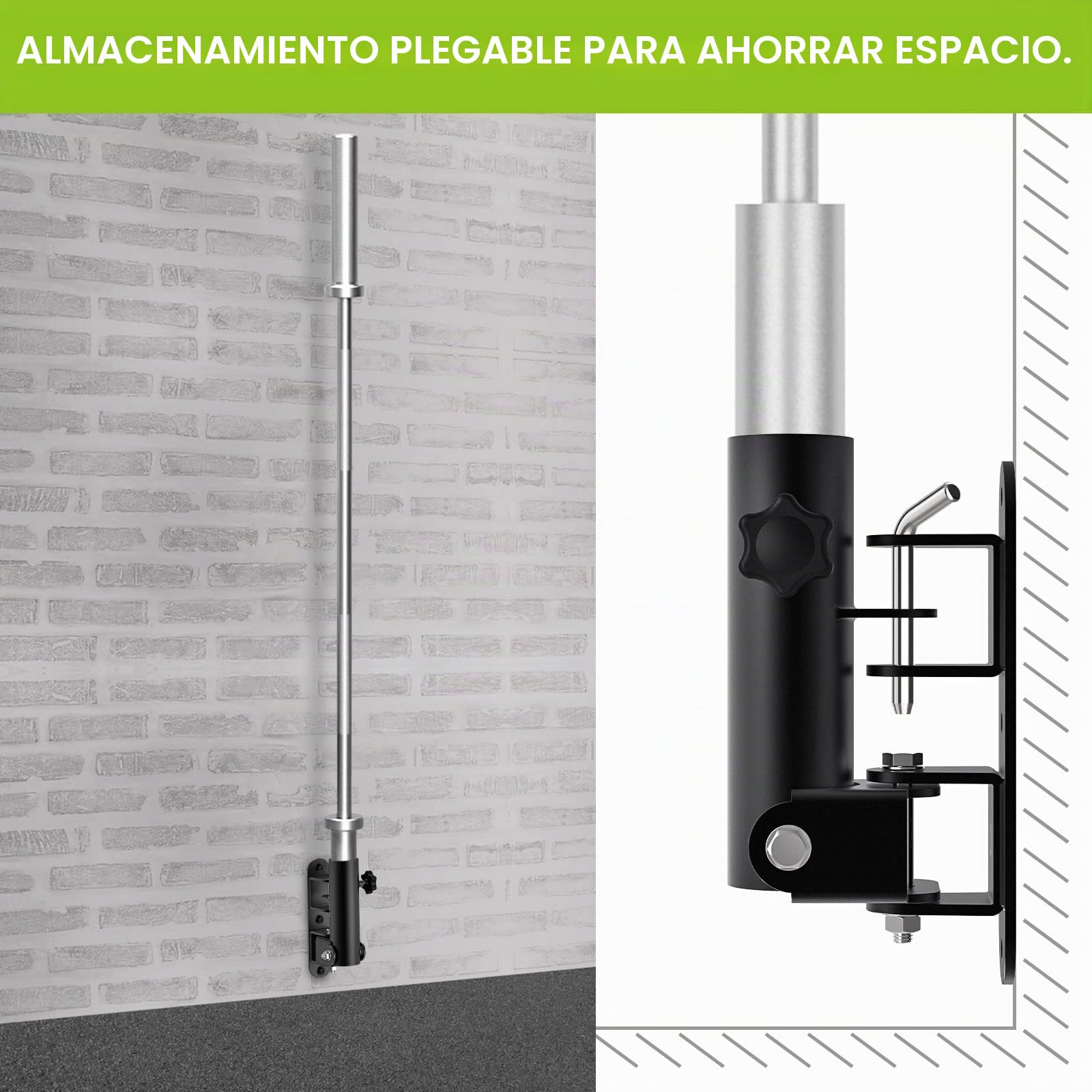 Kipika Accesorio de Pared para Barras olímpicas, Accesorio de Mango de Mina terrestre en V para Barra de Barras, Accesorio de Mango de Mina terrestre de Prensa vikinga, Ideal para Entrenamientos de