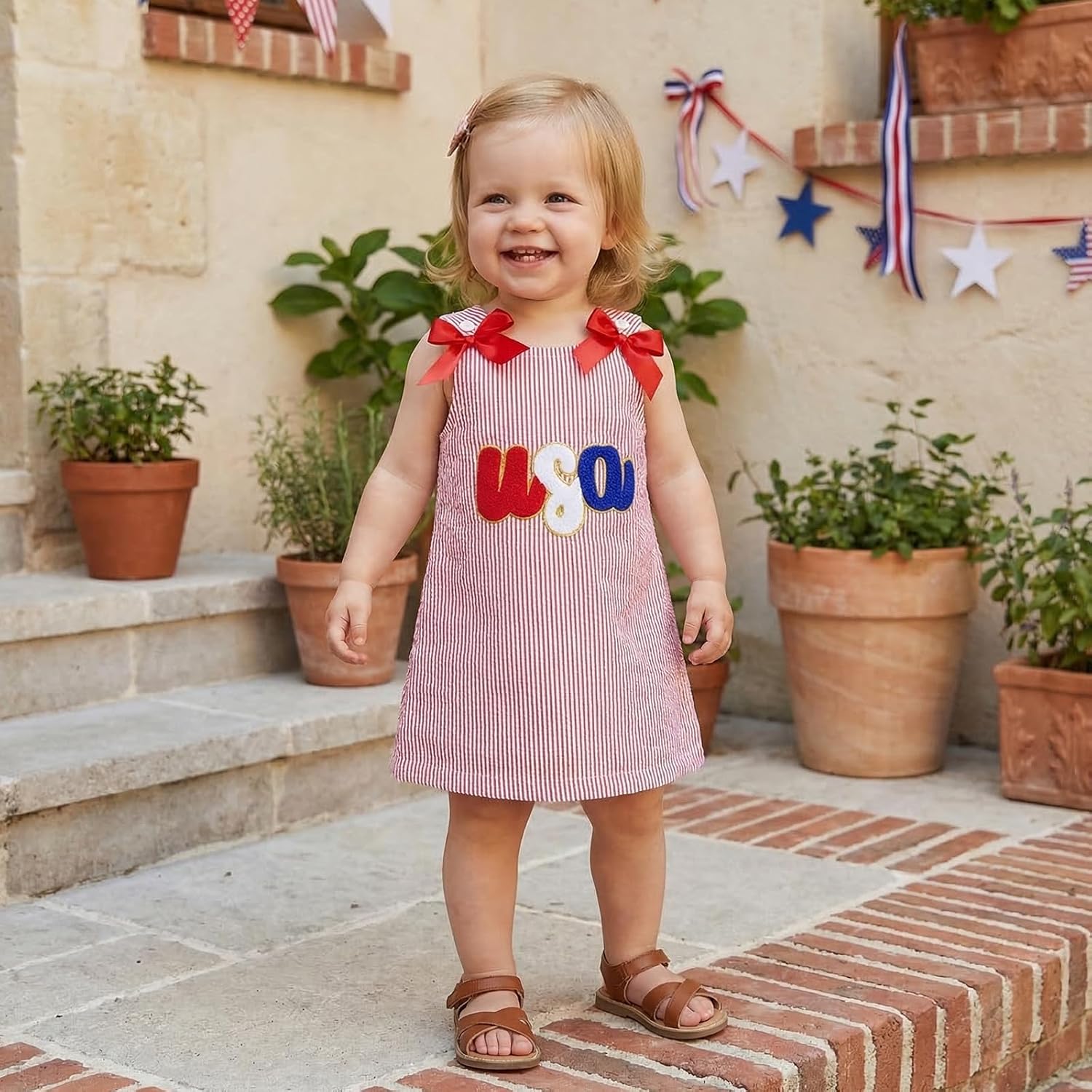 Rtnnsbbfcm Back to School Little Girl Outfits Letters Striped A-Line Dress | Back to School Outfits Toddler Girl Clothes Letters Embroidery Bow A-Line Dress Sleeveless Striped Dresses Clothes for Girls