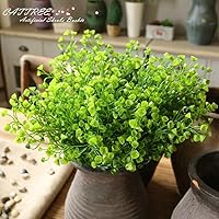Vista 2 de Cattree - Arbustos artificiales, hierba de plástico, plantas artificiales para boda, interior, exterior, hogar, jardín, terraza, cocina, oficina