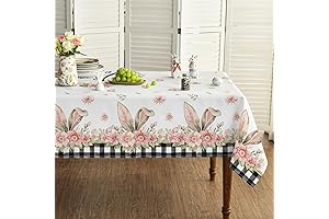 Horaldaily Easter Tablecloth: Festive Springtime Table Décor
