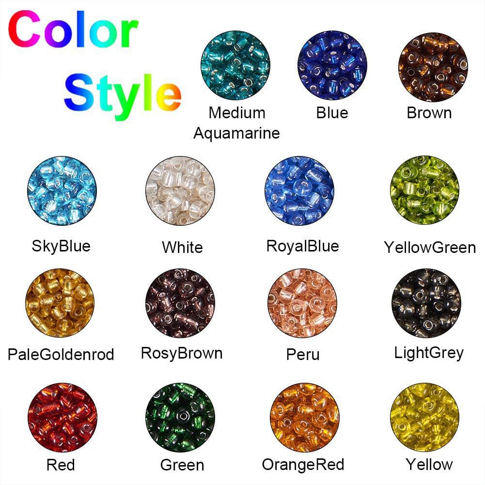 PH PandaHall Lot De 2 800 Perles Rondes En Verre Craquelé De 8 Mm Pour