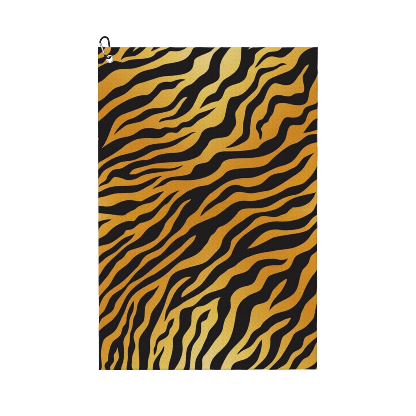 Hnnkloy Sunset Horse Animal, 16x24 in Portable Waffle Golf Towels with Carabiner Clip for Golf Bag