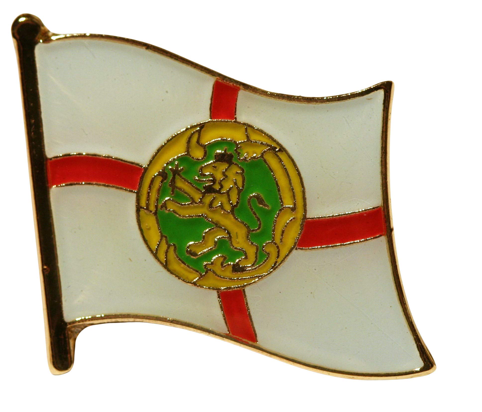 Buxton's Badges Channel Islands Flag Pin Badge (Alderney)