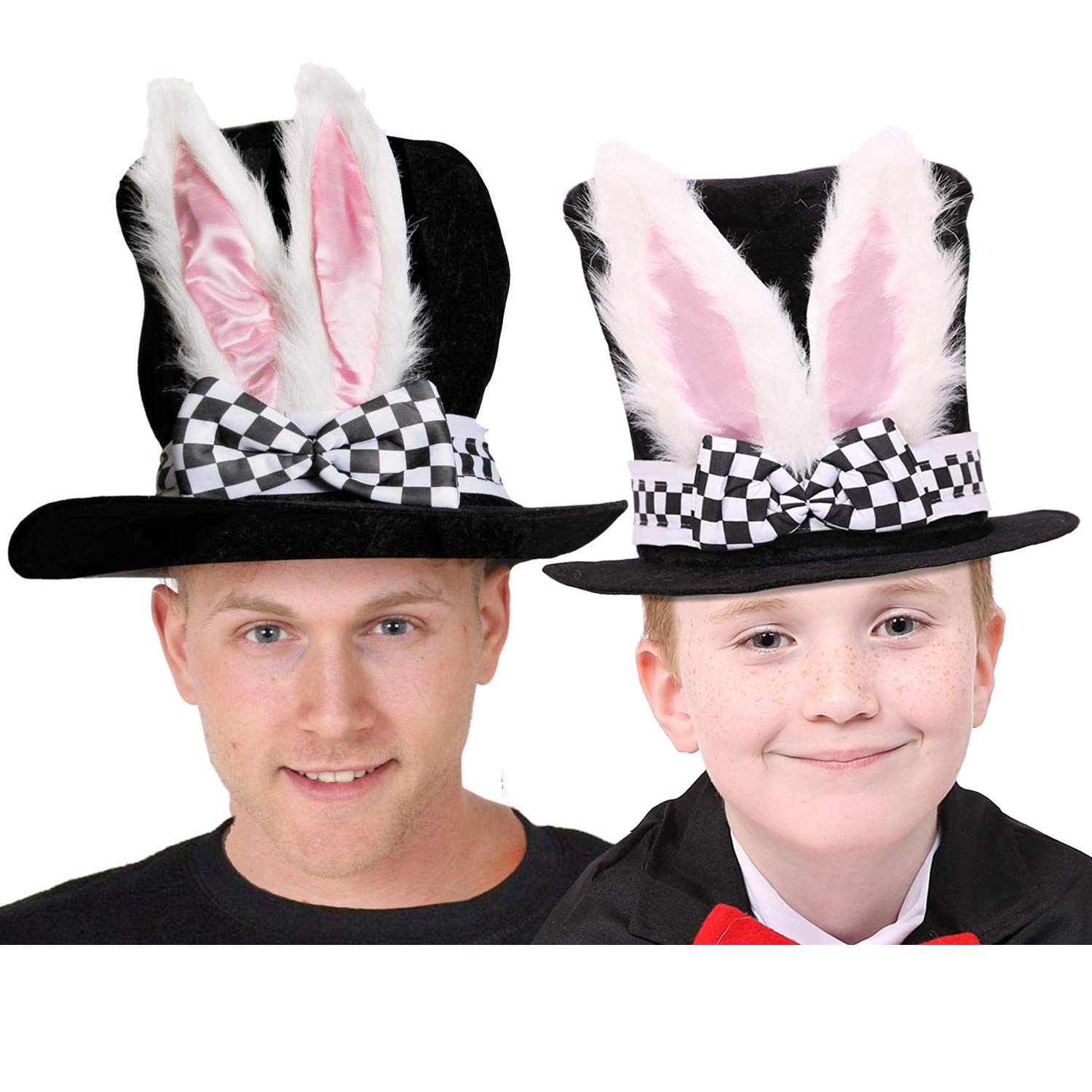 Buy CHILDRENS & ADULTS DELUXE WONDERLAND RABBIT HAT WITH LARGE EARS AND