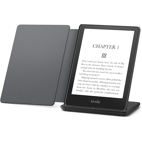 Kindle Paperwhite Signature Edition including Kindle Paperwhite (32 GB) - Agave Green - Without Lockscreen Ads, Leather Cover - Black, and Wireless Charging Dock