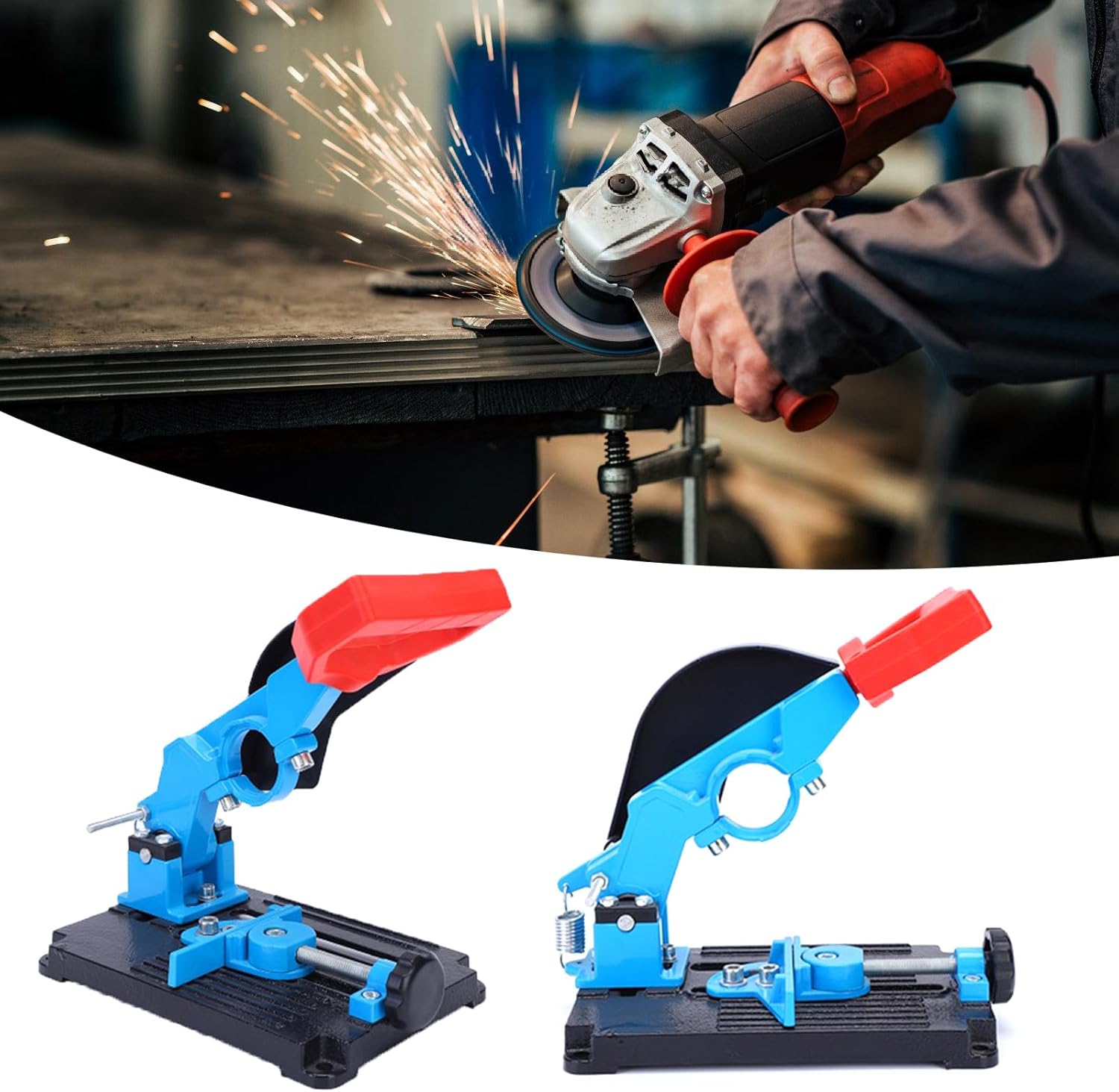 Angled Grinder Stand Bracket Holder for Cutting Power Tool Accessories Angled Grinder