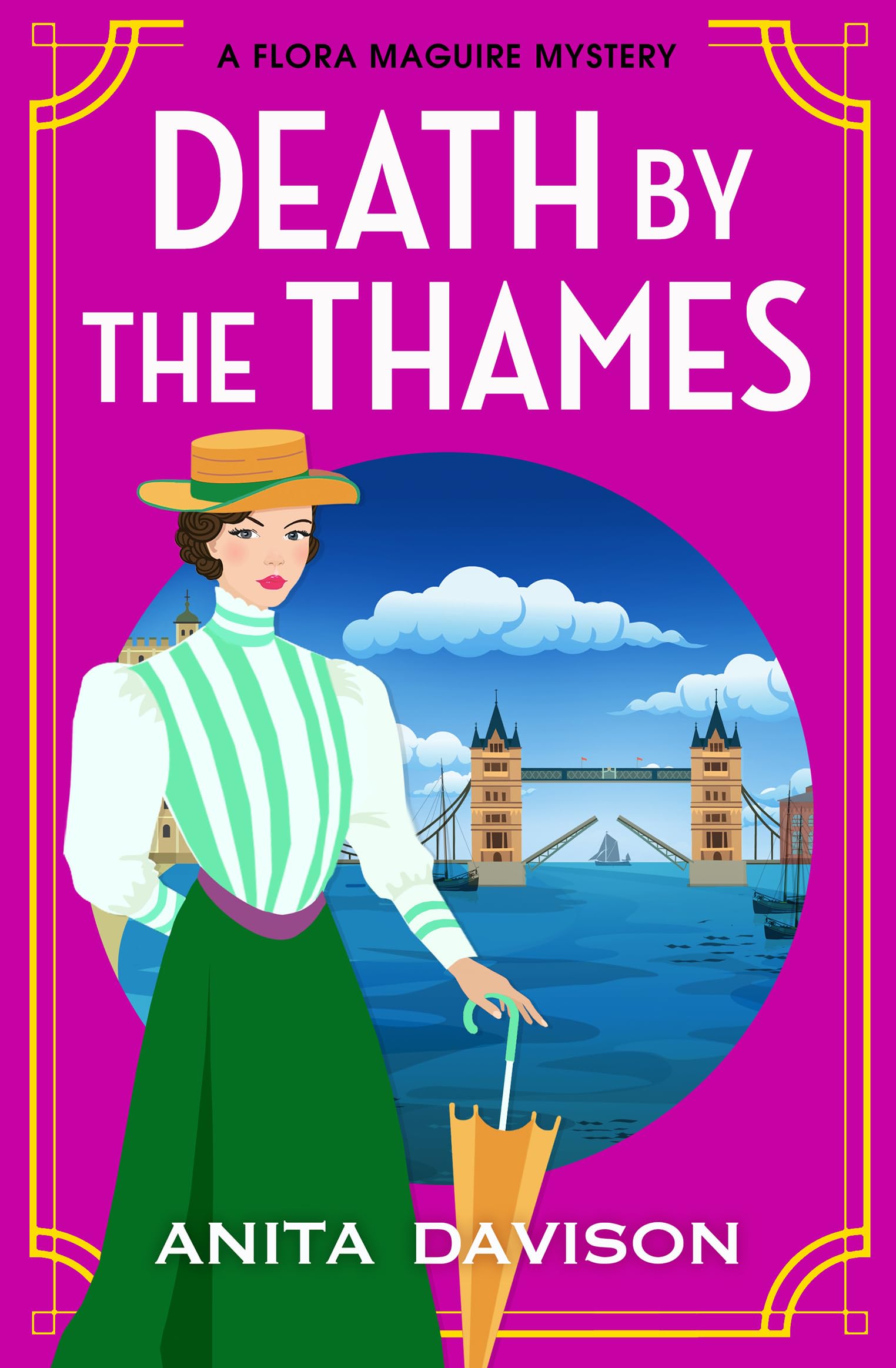 Death by the Thames: A completely gripping historical cozy crime from Anita Davison (The Flora Maguire Mysteries, 4)