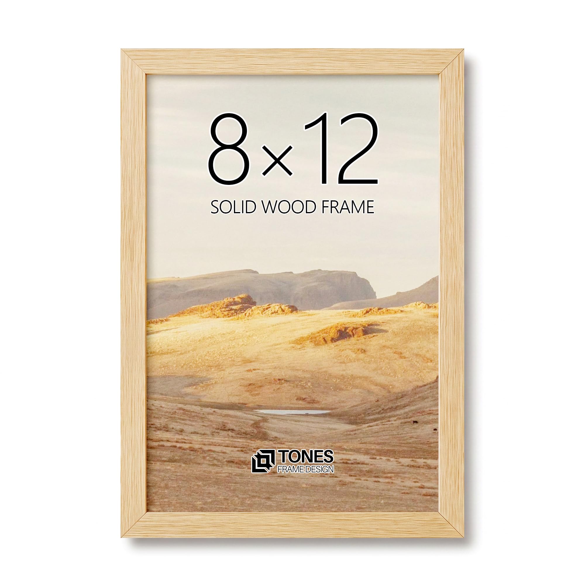 TONES FRAME DESIGN 8x12 Solid Wood Frame