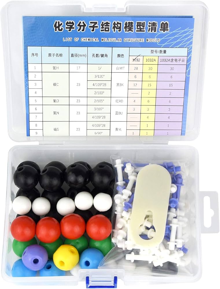 Compound Structure Model Kit Student Science Kit 240Pcs Molecular Model Organic Inorganic Structure ...