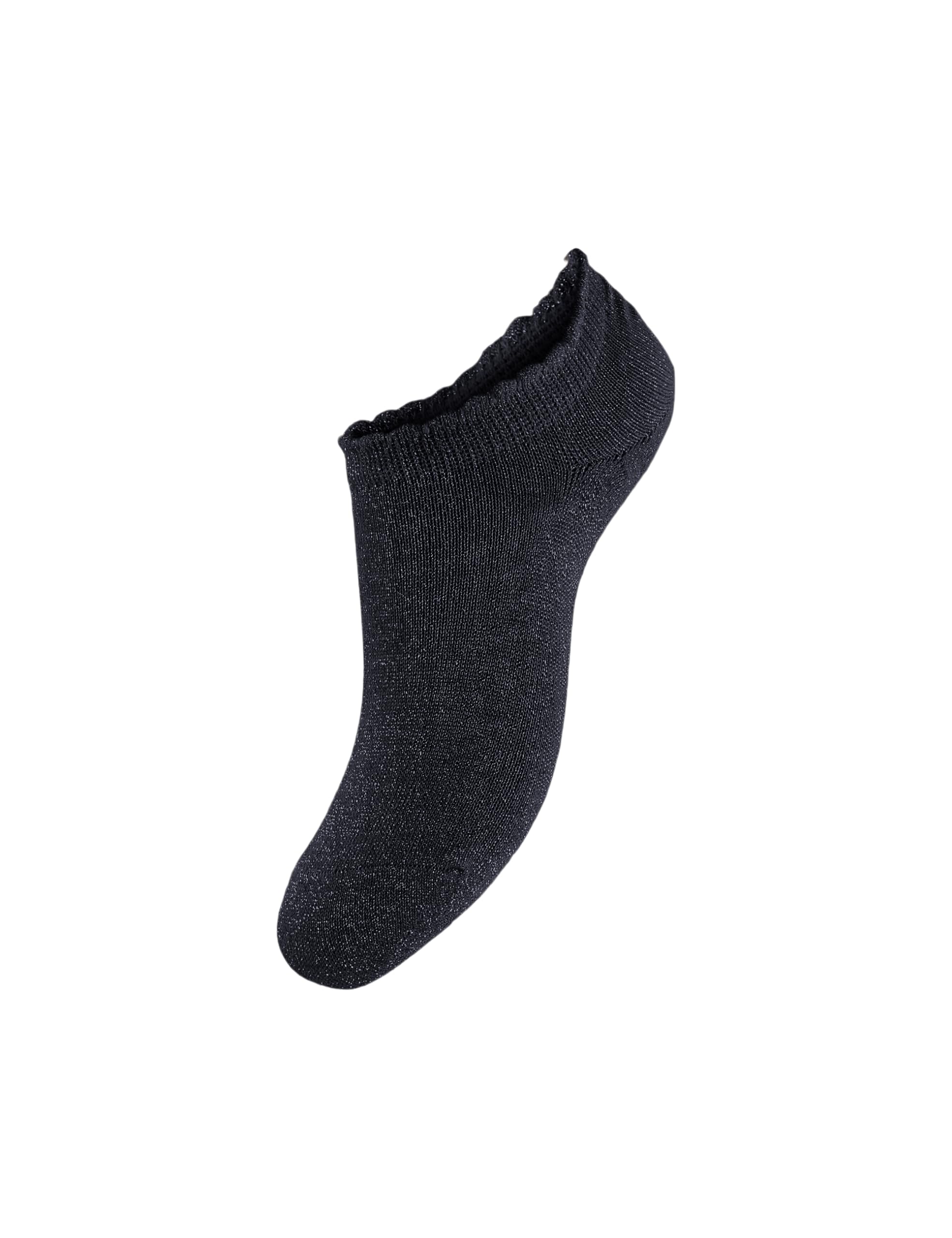 PIECES Women's Pcsebby Glitter Sneaker Sock Bc Noos, Sky Captain, One Size