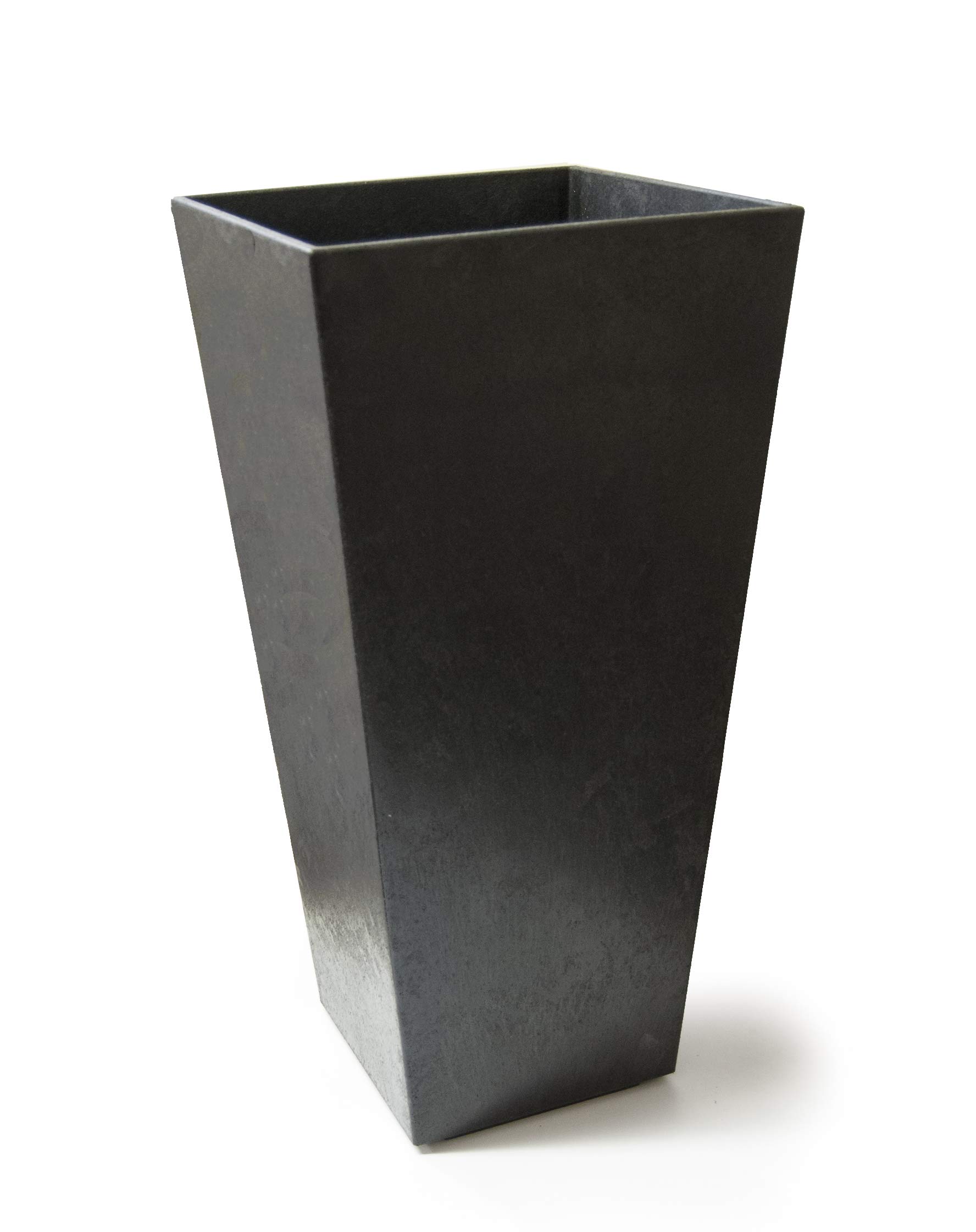 Garden Planter Sonata Decorative Self Watering Flower Pot Recycled Rubber Weatherproof Indoor Outdoor (Slate 70Cm X1) from B&Q