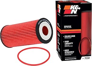 K&N Premium Oil Filter: 20,000 Mile Engine Protection, High Capacity/High Efficiency: Compatible with 2009-2023 AUDI/Porsche/Volkswagen (See Product Description for Select Models) HP-7038