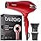 TREZORO Professional Blow Dryer for Women - Ionic Hair Dryer 2000W for Salon & Personal Use - Powerful, Fast & Quiet Drying for Curly Hair, Unwanted Frizz - Design for Travel - 8.2ft Cord - Red