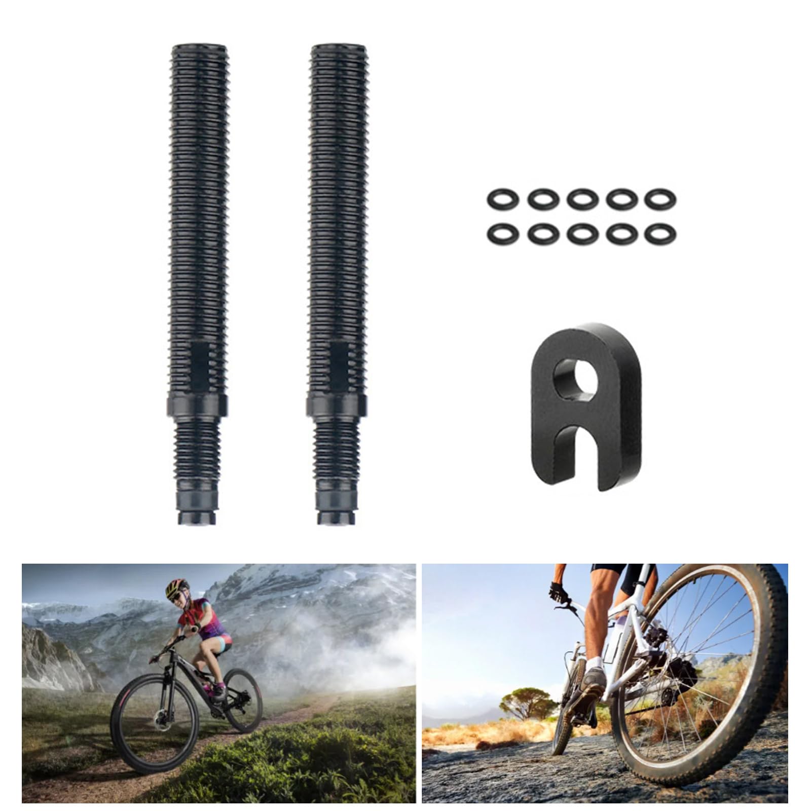 KAIXINXIN High Strengths Aluminums Valves Extension Flexible Bus Tire Valves Extension for Competitive Cyclists and Hobbyists