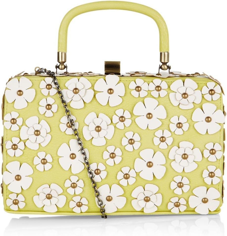 Darling Women's Lime Daisy Box Bag