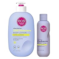 Vista 16 de eos Shea Better - Loción corporal para piel sensible, cuidado de la piel con humedad de 48 horas, para piel seca, loción corporal sin fragancia