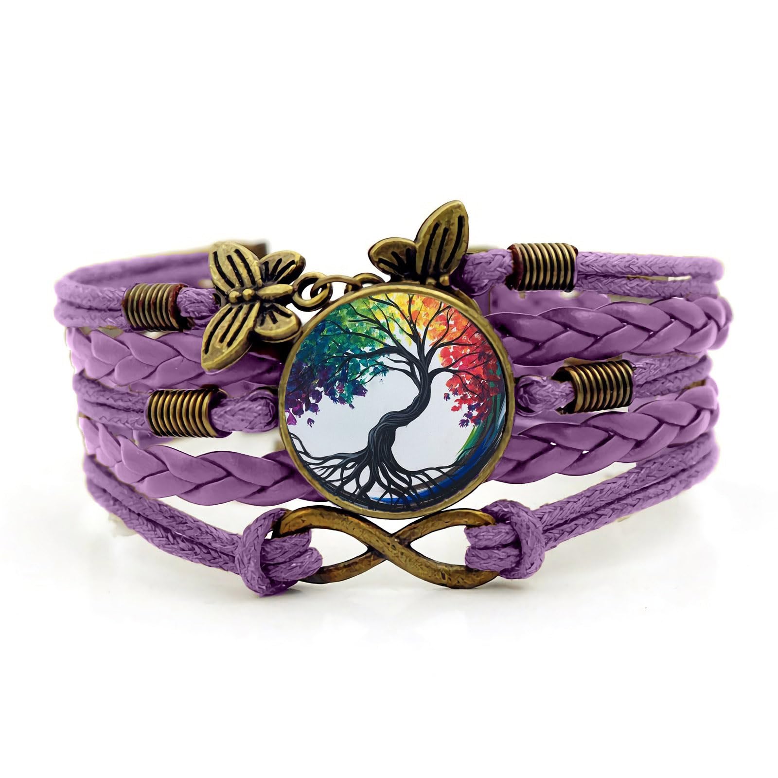 Boho Sunflower Gifts Sunflower Leather Bohemian Bracelet Birthday Gifts for Women Teens Granddaughter Wife Daughter Mom Friendship Bracelets for Her