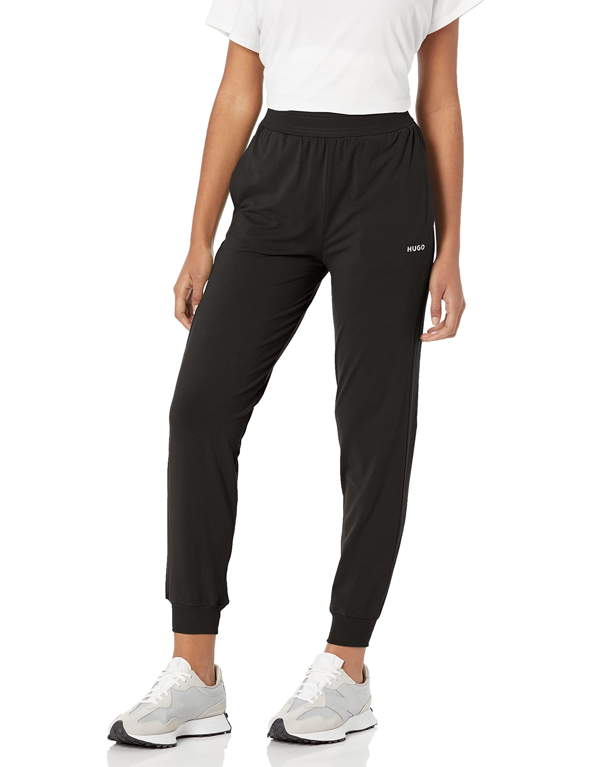 HUGO Women's Jersey Constrast Logo Lounge Joggers
