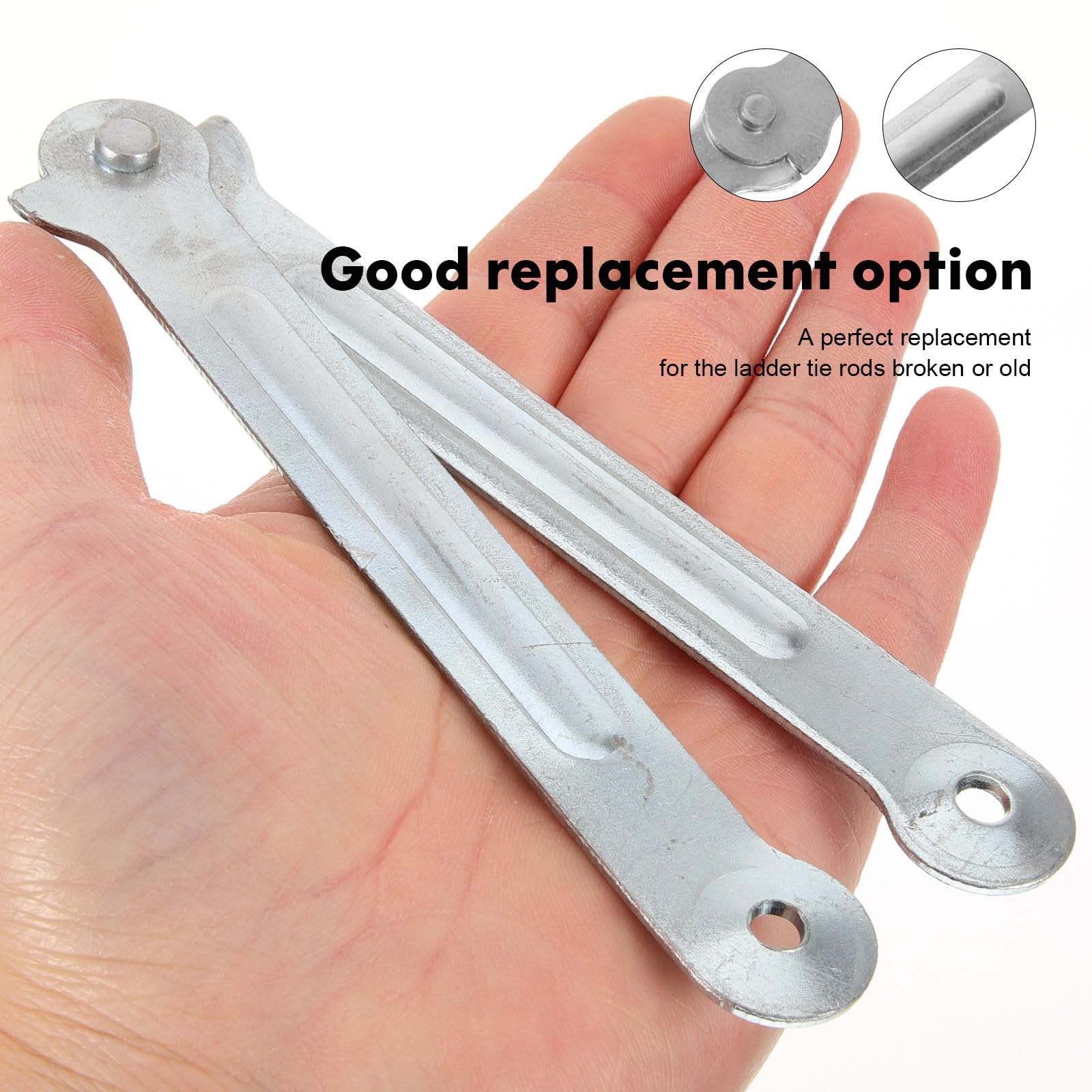 Garage Insulator Kit 2PCS Aluminum Step Ladder Hinge Replacement Kit