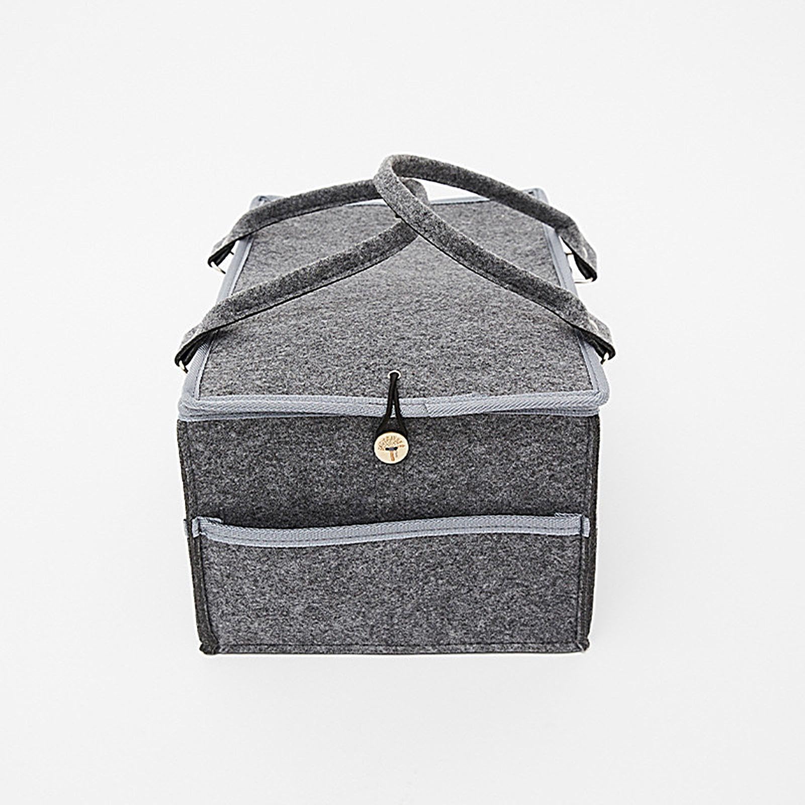 Wickeltasche Aus Filz - Baby Windel-Organizer Mit Vielen Fächern 38x25x18cm