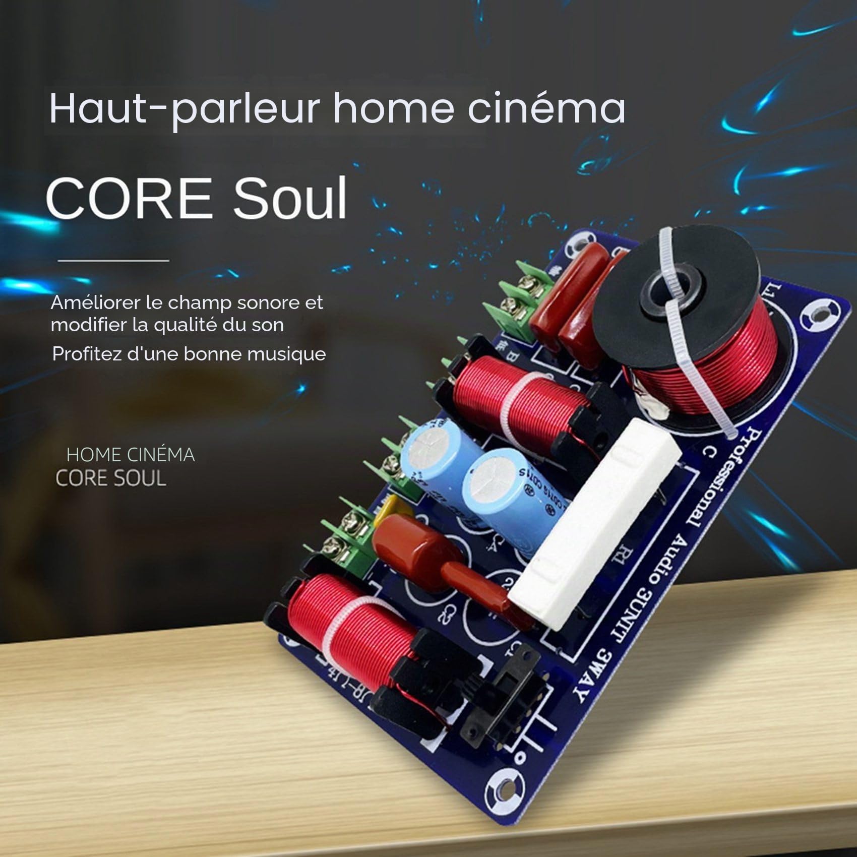 Lanko 2X 3 Voies HiFi Haut-Parleur Diviseur de Fréquence HiFi Crossover Filtre Distributeur Bricolage Ktv Scène Voiture Audio Woofer Haut-Parleur Filtre