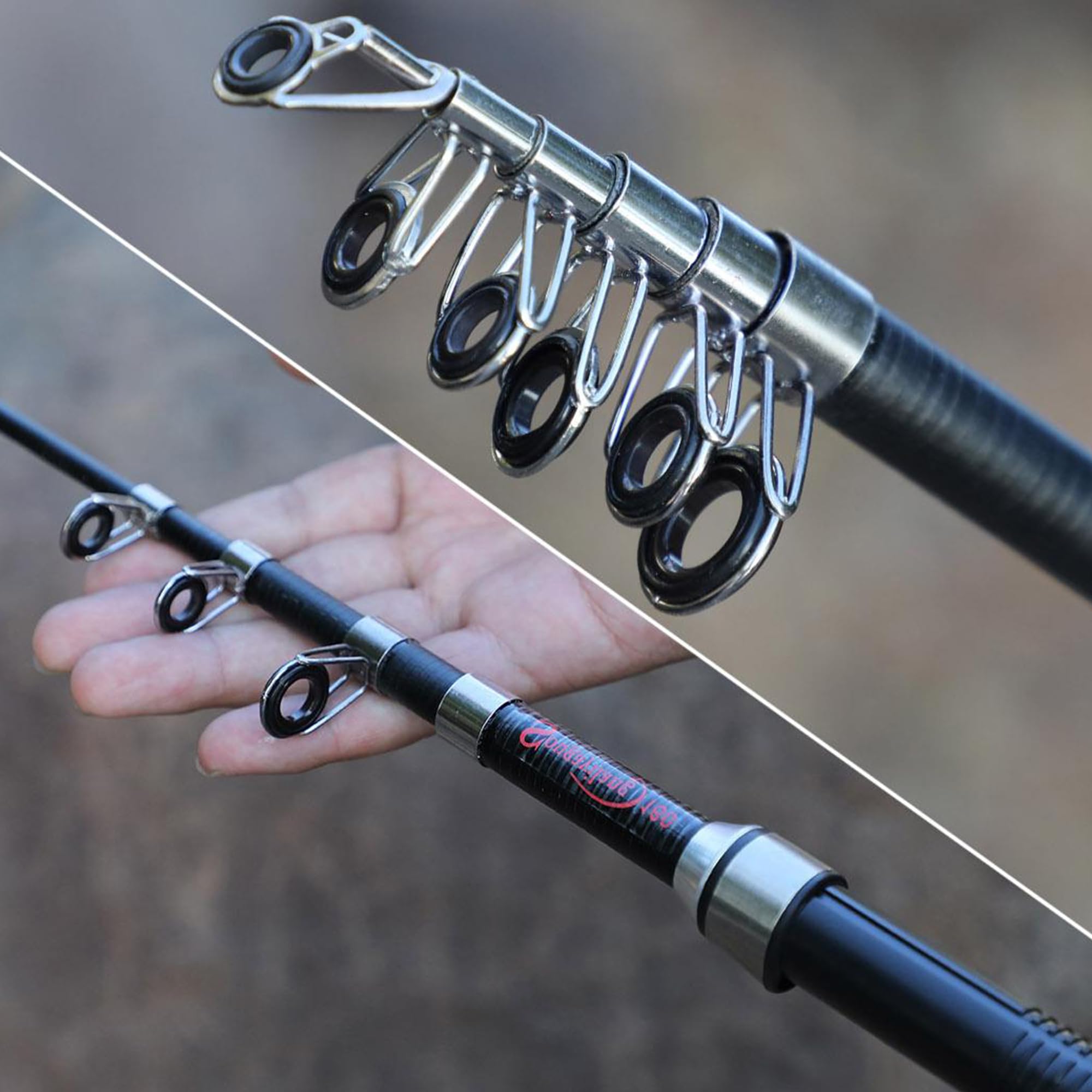 Lot De 25 Anneaux De Guidage En Céramique Pour Canne à Pêche