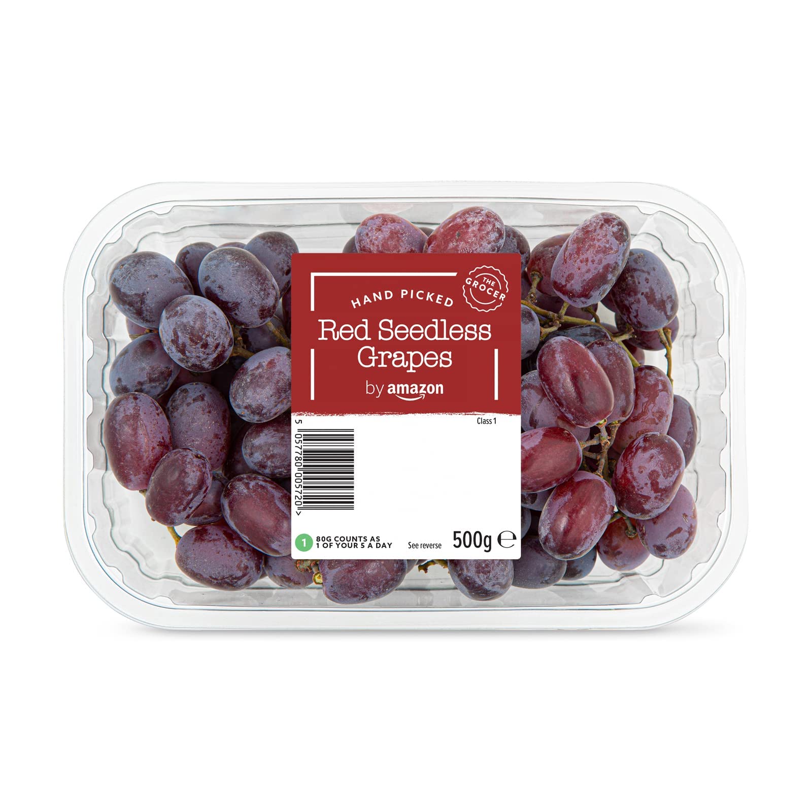 by Amazon Red Seedless Grapes, 500g