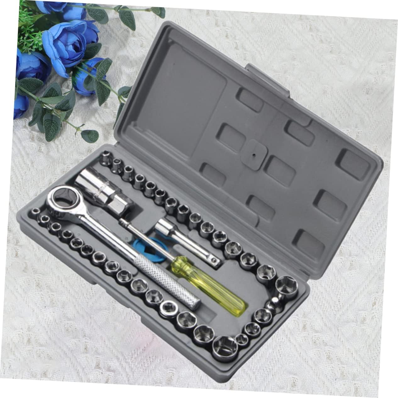 1set Automotive Socket Tool for Car and Motorcycle Repair Wrenches and Screwdrivers Easy to Use Hand Tools for Vehicle Maintenance