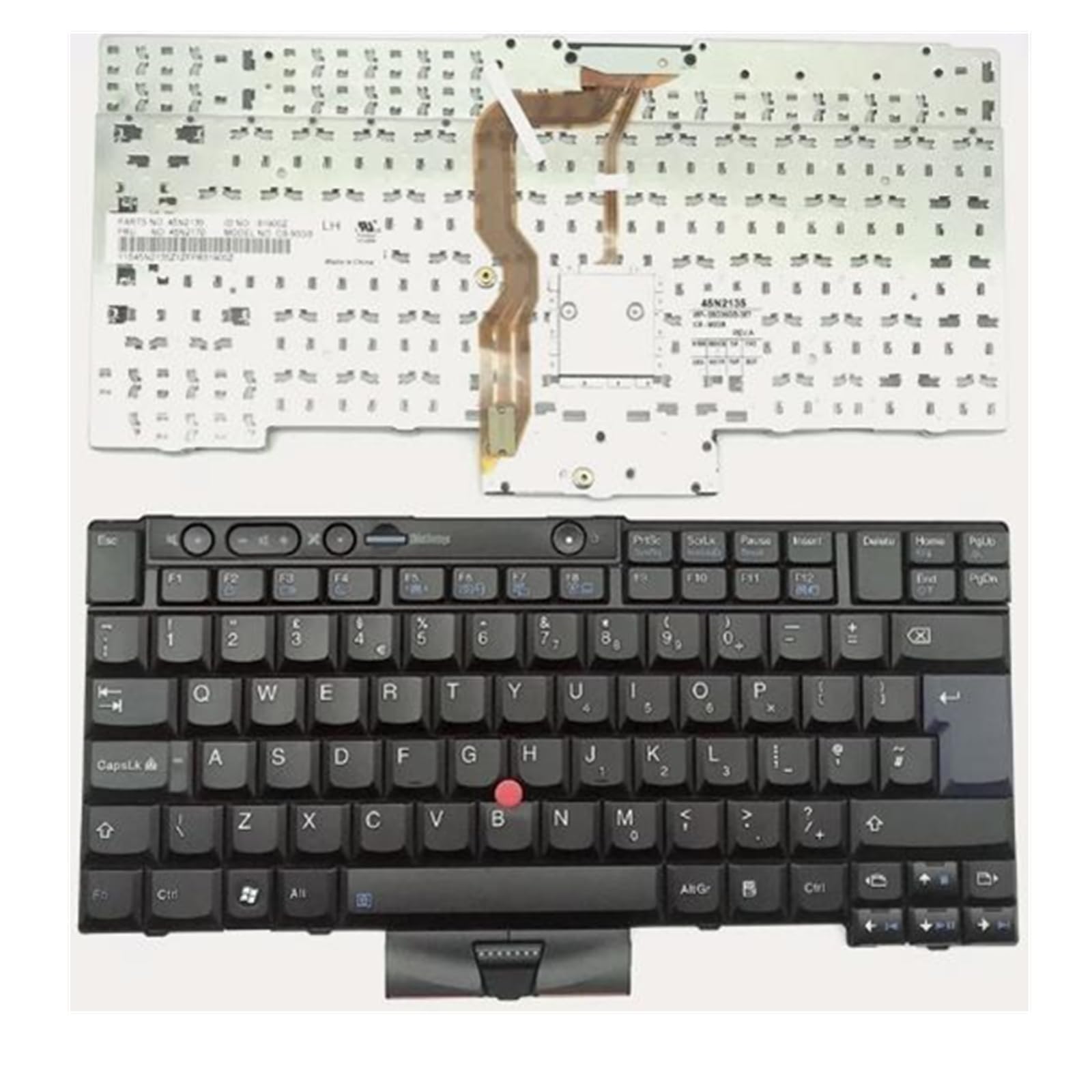 Clavier portable Lenovo ThinkPad T500 Noir UK pour rédiger et coder facilement - 2