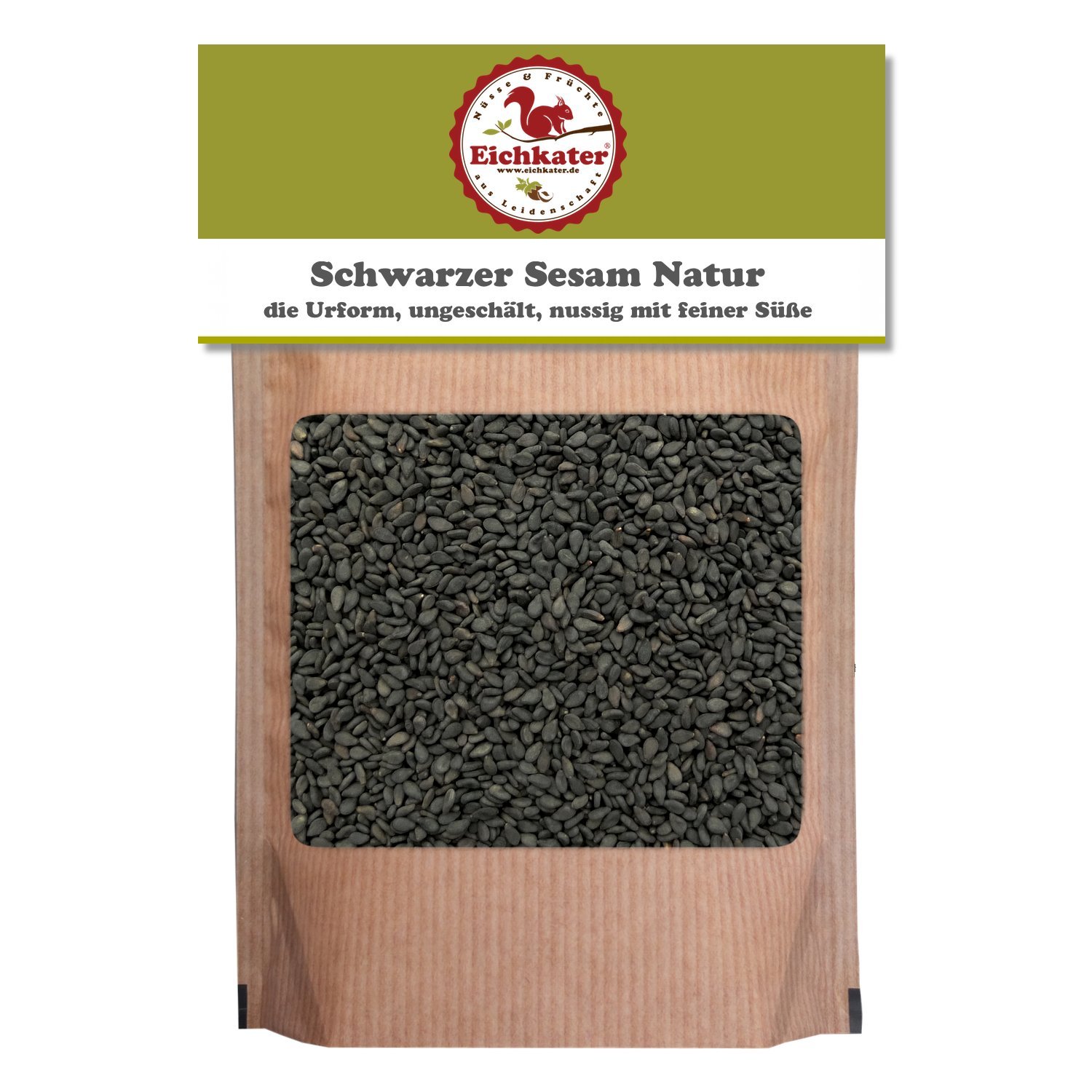 Eichkater Schwarzer Sesam Natur 6er-Pack (6x1000 g)
