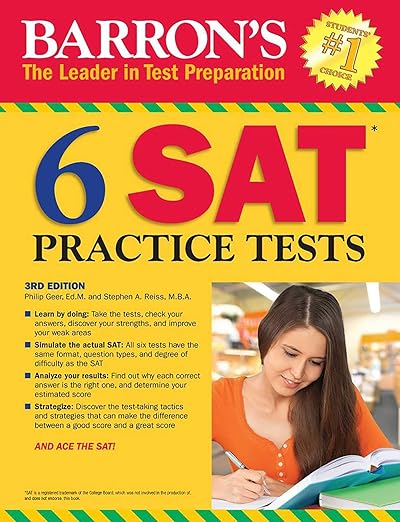 6 SAT Practice Tests (Barron's Test Prep)
