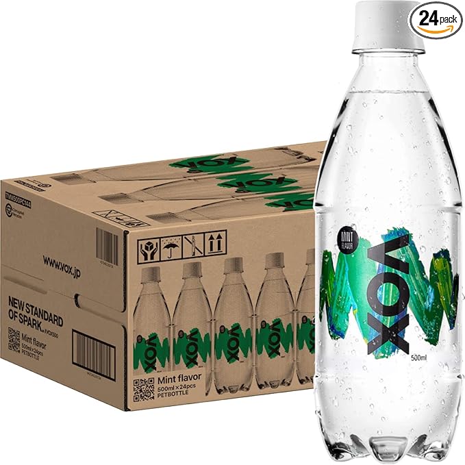 Amazon Vox ヴォックス 強炭酸水 ミントフレーバー 無糖 500ml 24本 Vox ヴォックス 食品 飲料 お酒 通販 Amazon Vox ヴォックス 強炭酸水 ミントフレーバー 無糖 500ml 24本 Vox ヴォックス 食品 飲料 お酒 通販