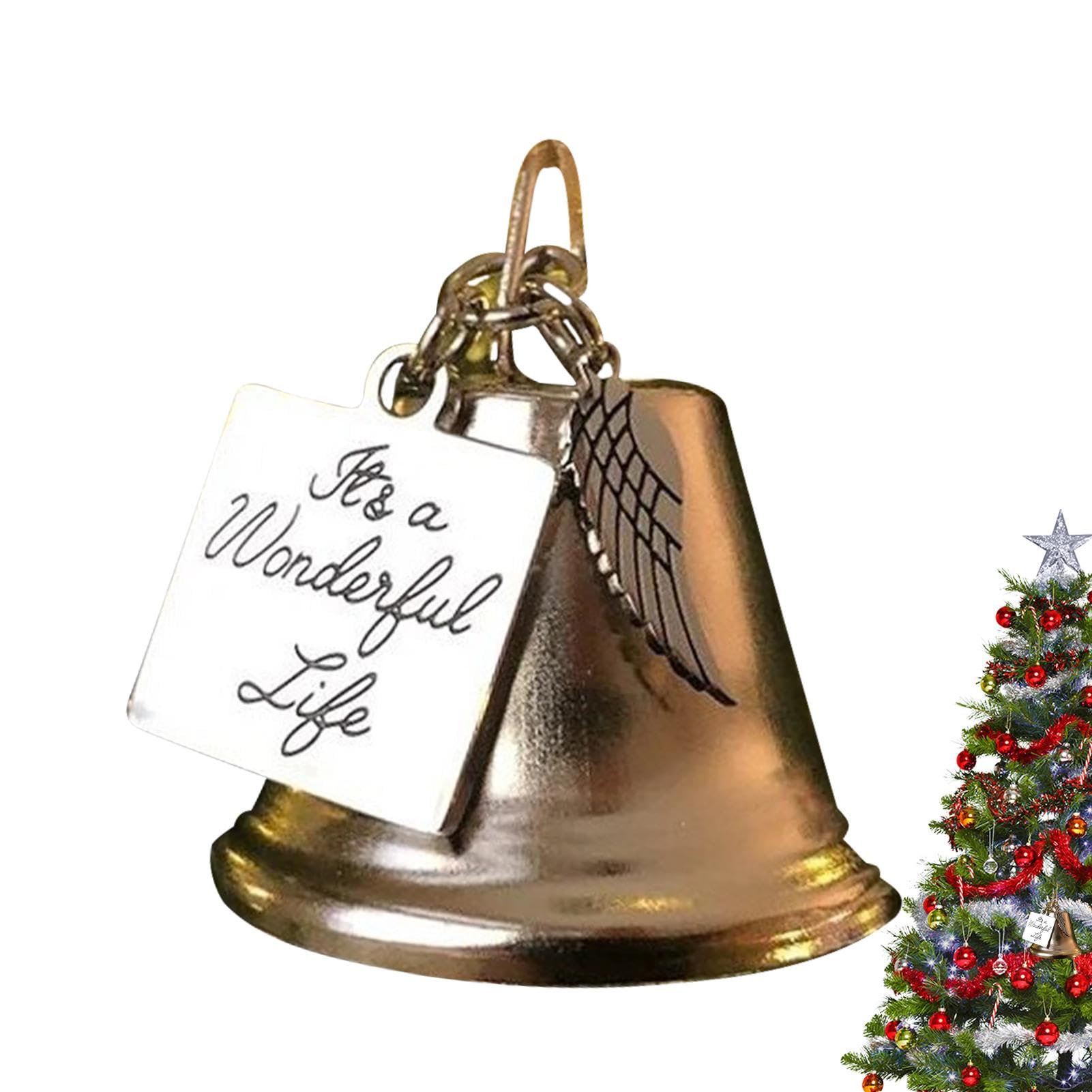 Amazon.co.jp: クリスマスオーナメント 天使の羽、It's Wonderful Life