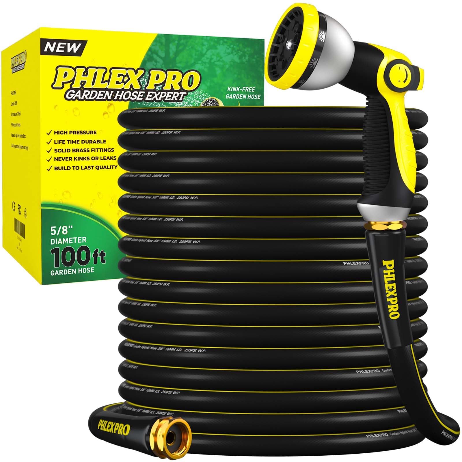 PHLEX PRO Garden Hose 100FT