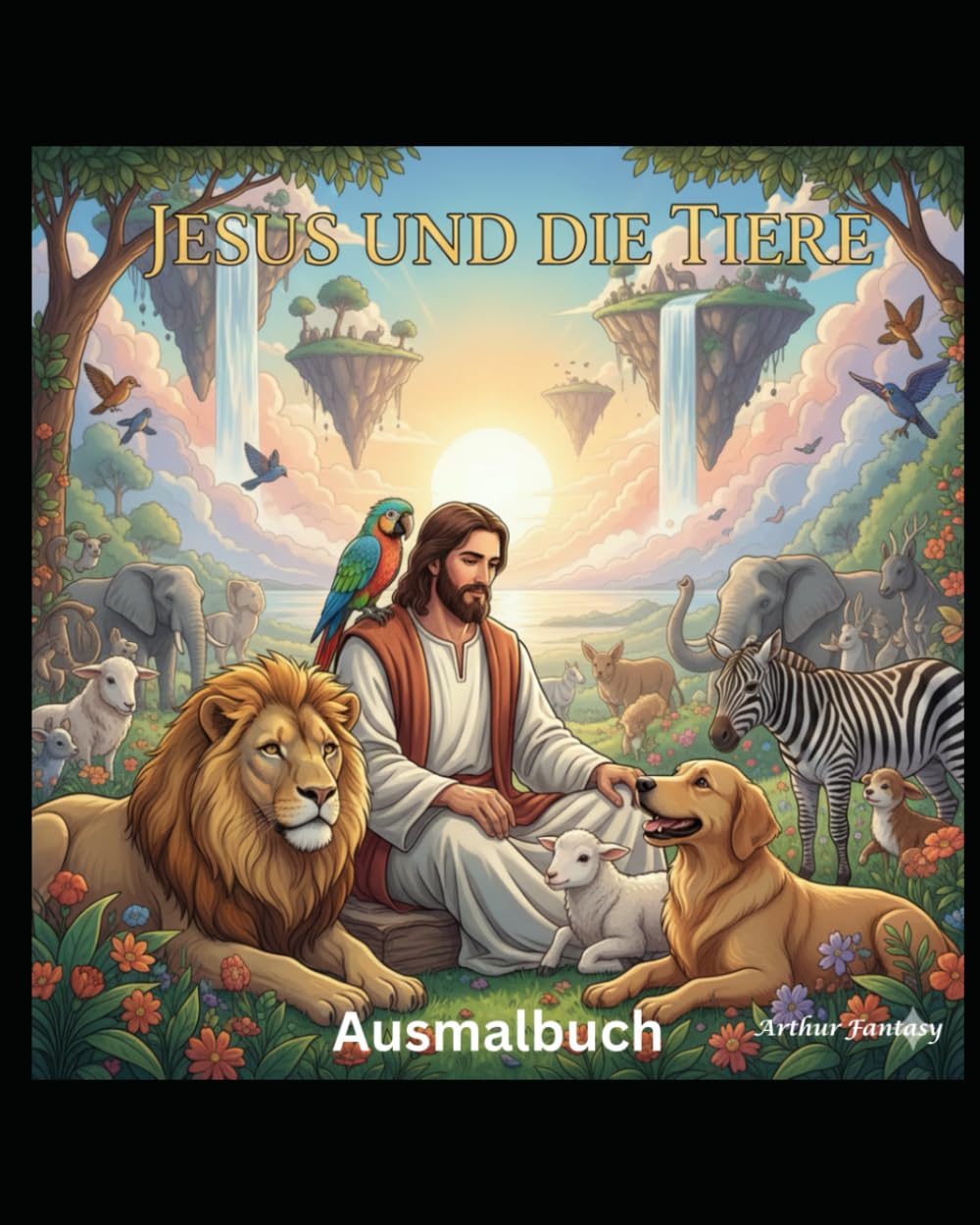 „Jesus und die Tiere“ – Das Ausmalbuch für die ganze Familie