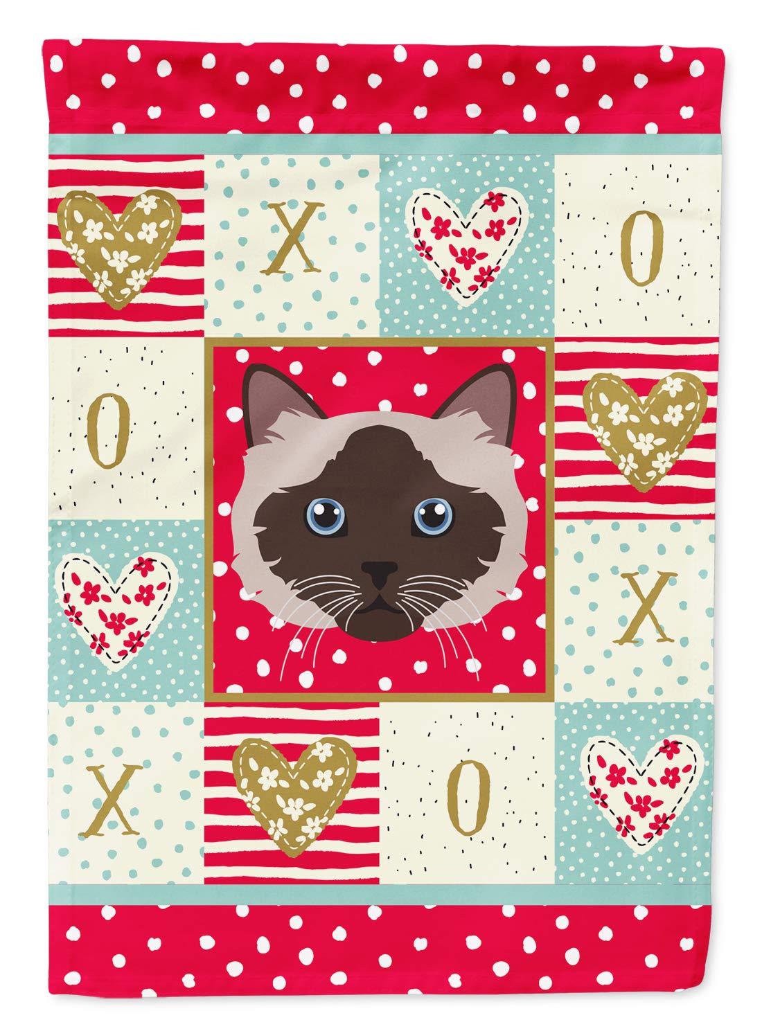 Drapeau de jardin Birman résistant aux UV Caroline's Treasures multicolore S