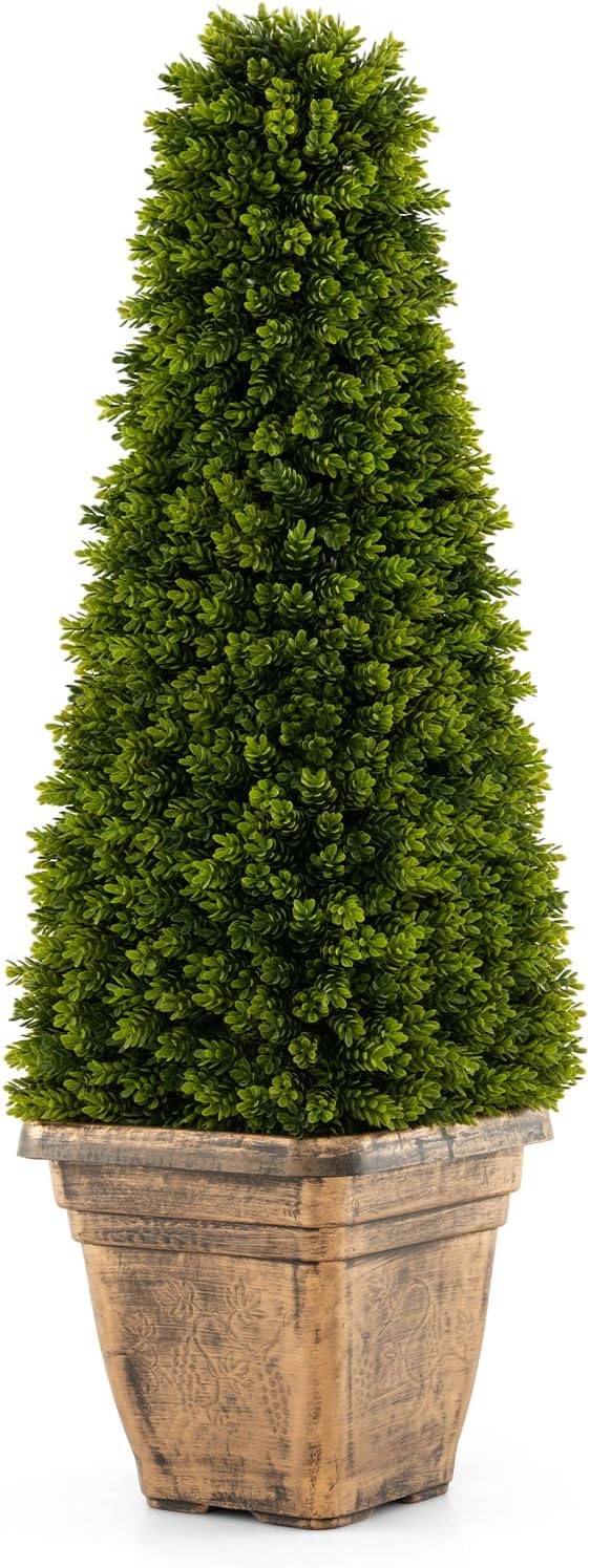 2 x Artificial Tree 3ft Pyramid Cone Amazon.co.uk Home & Kitchen