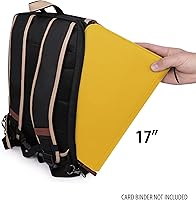 Vista 5 de ENHANCE Edición de Diseñador TCG Mochila - Bolsa de Juego MTG, Organizador de Cartas, Espacio para Atril de TCG, Caja de Almacenamiento de Mazo