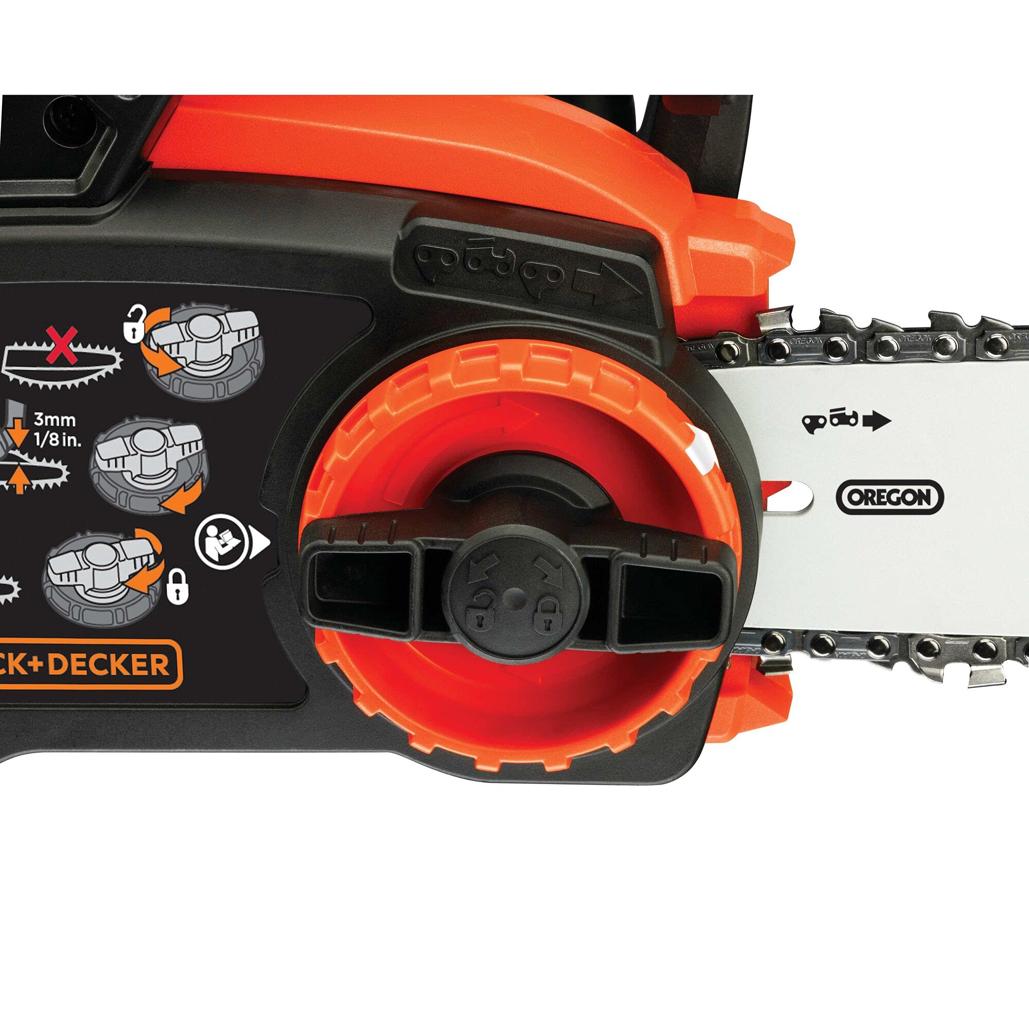 BLACK+DECKER GKC3630L20 Motosierra a batería 36V 2.0Ah Litio longitud de espada de 30 cm