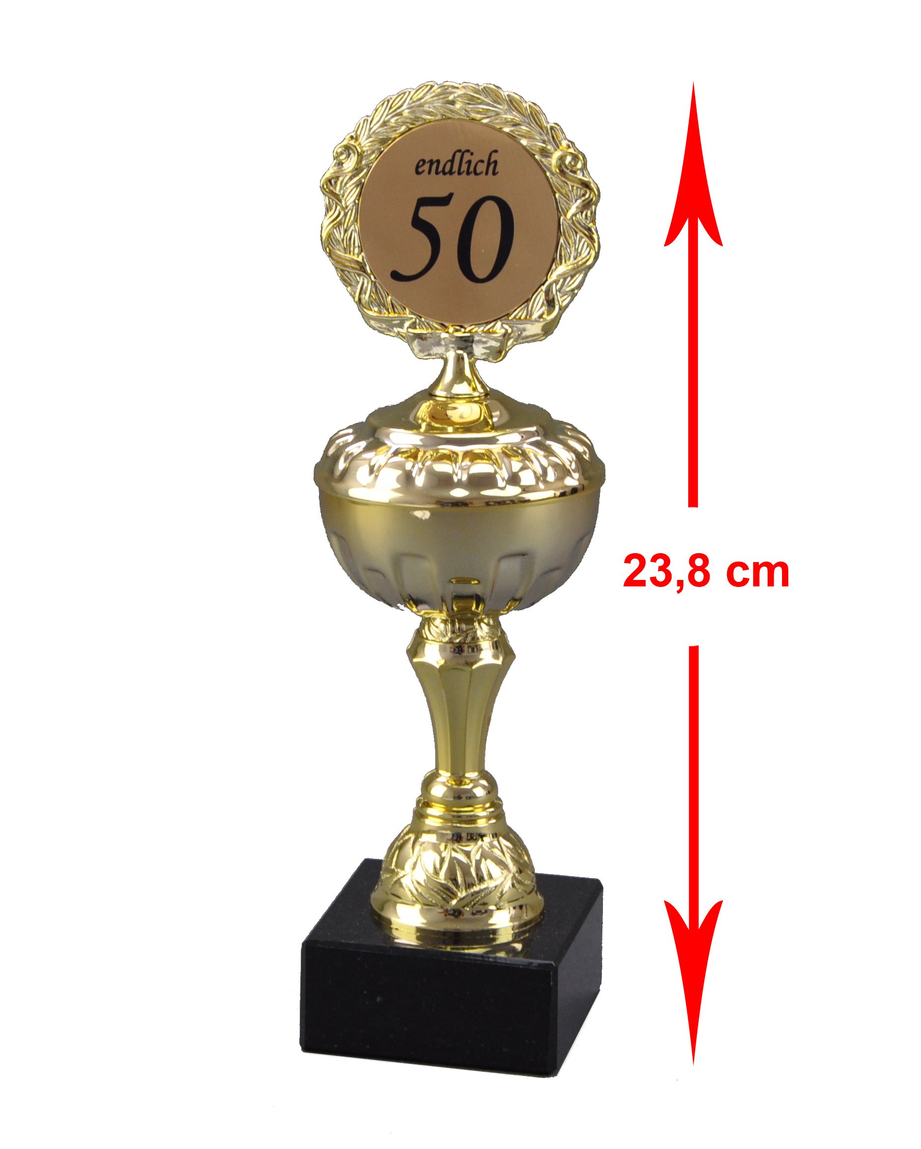 Trophée Anniversaire Pour 50 Ans – Décoration Fête – Neuf Avec Emballage