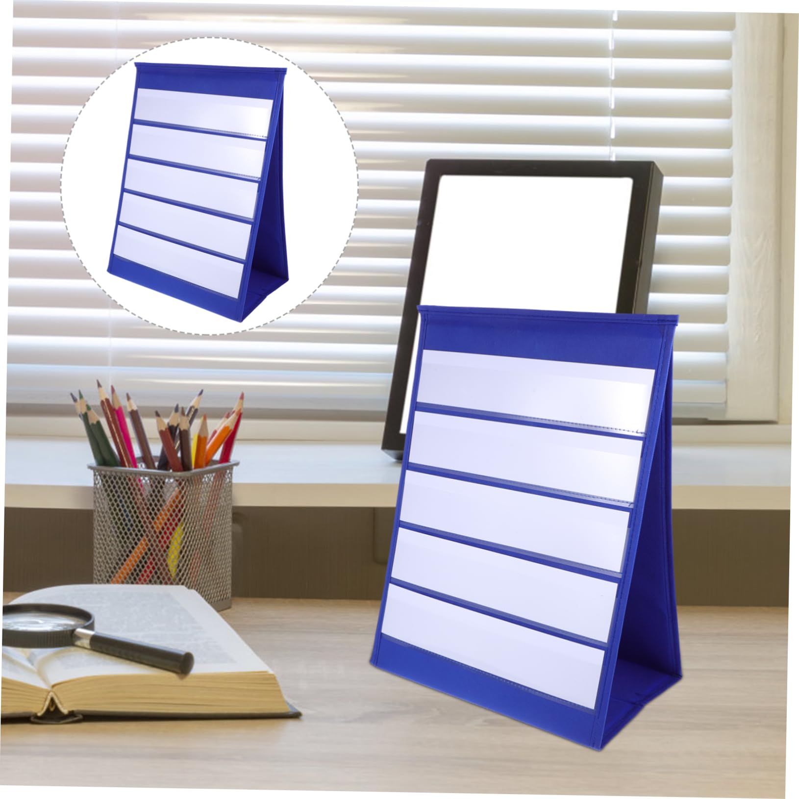 SHINEOFI 3st Memo Tischkalender Mini-taschenkarte Stativtaschenkarte Selbststehendes Diagramm Büro Gefälligkeiten Leeres Taschendiagramm Doppelseitige Taschenkarte Taschenkalender