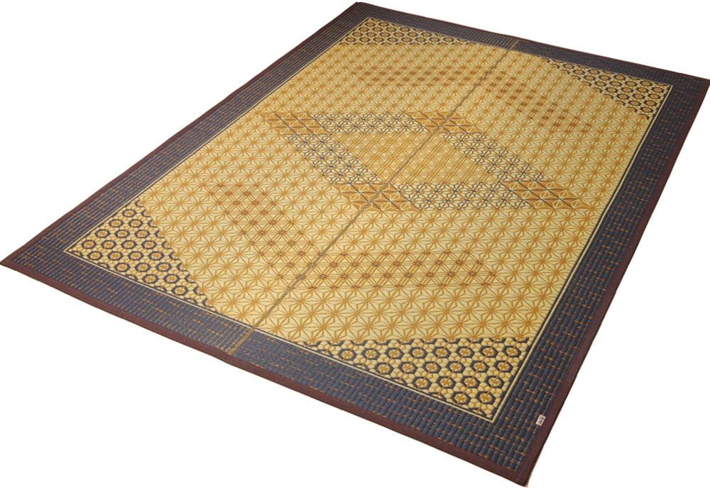 88×195 セピアカラー 草花サークルボタニカル トルコヴィンテージラグ