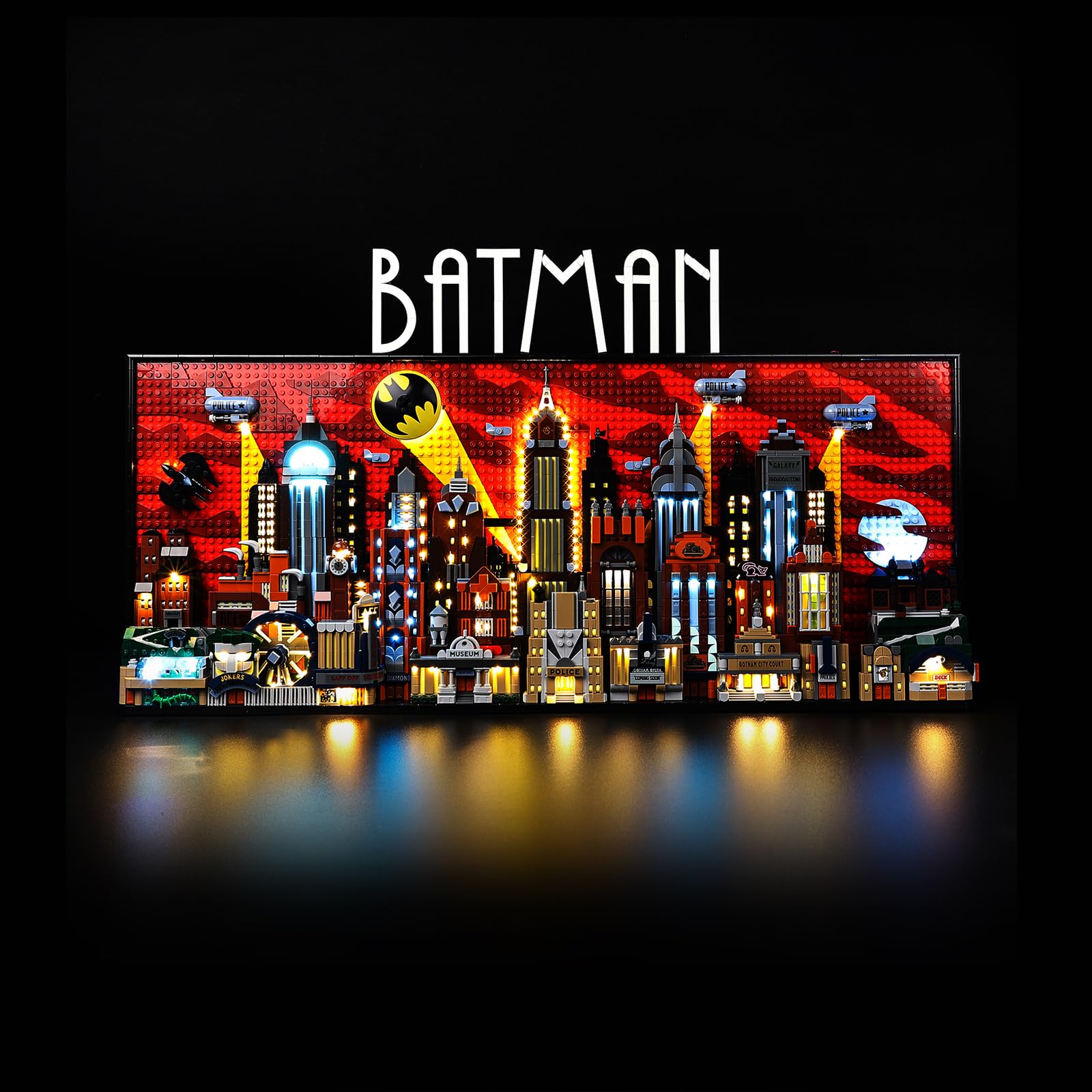 Kyglaring LED Lighting Kit Compatible with Lego The Animated Series Gotham City 76271 Building Blocks, Accessories for Lego 76271 Model Set, Touch Version (Not Include Models) — image 1