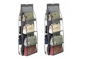 HAN SHENG: Hanging Purse Handbag Closet Space Saving Organizers