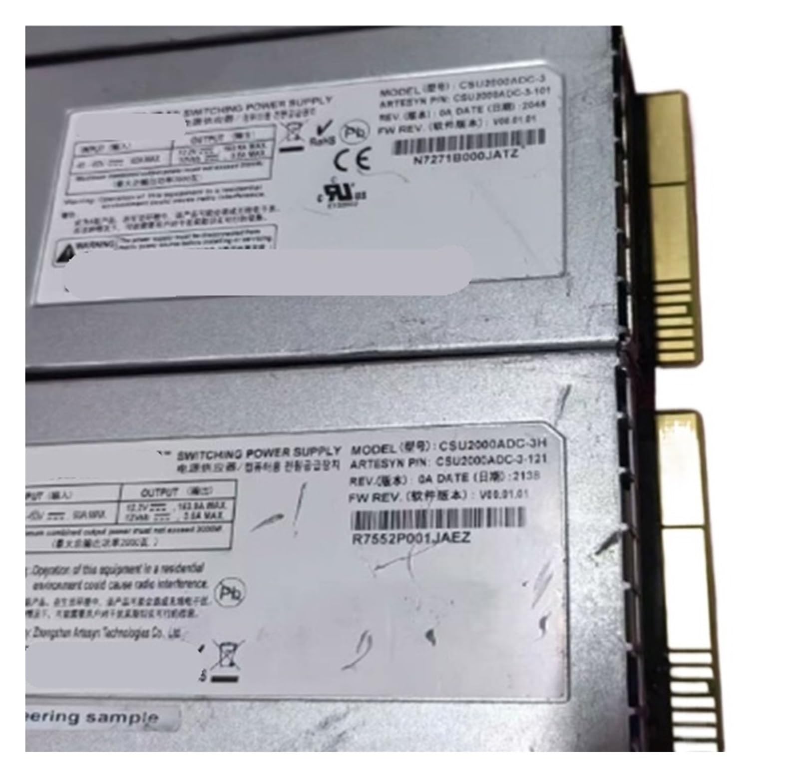 CXFCIHFT 1PCS Power Supply 1300W 2000W CSU1300ADC-3F CSU2000ADC-3H CSU2000ADC-3(CSU2000ADC-3)