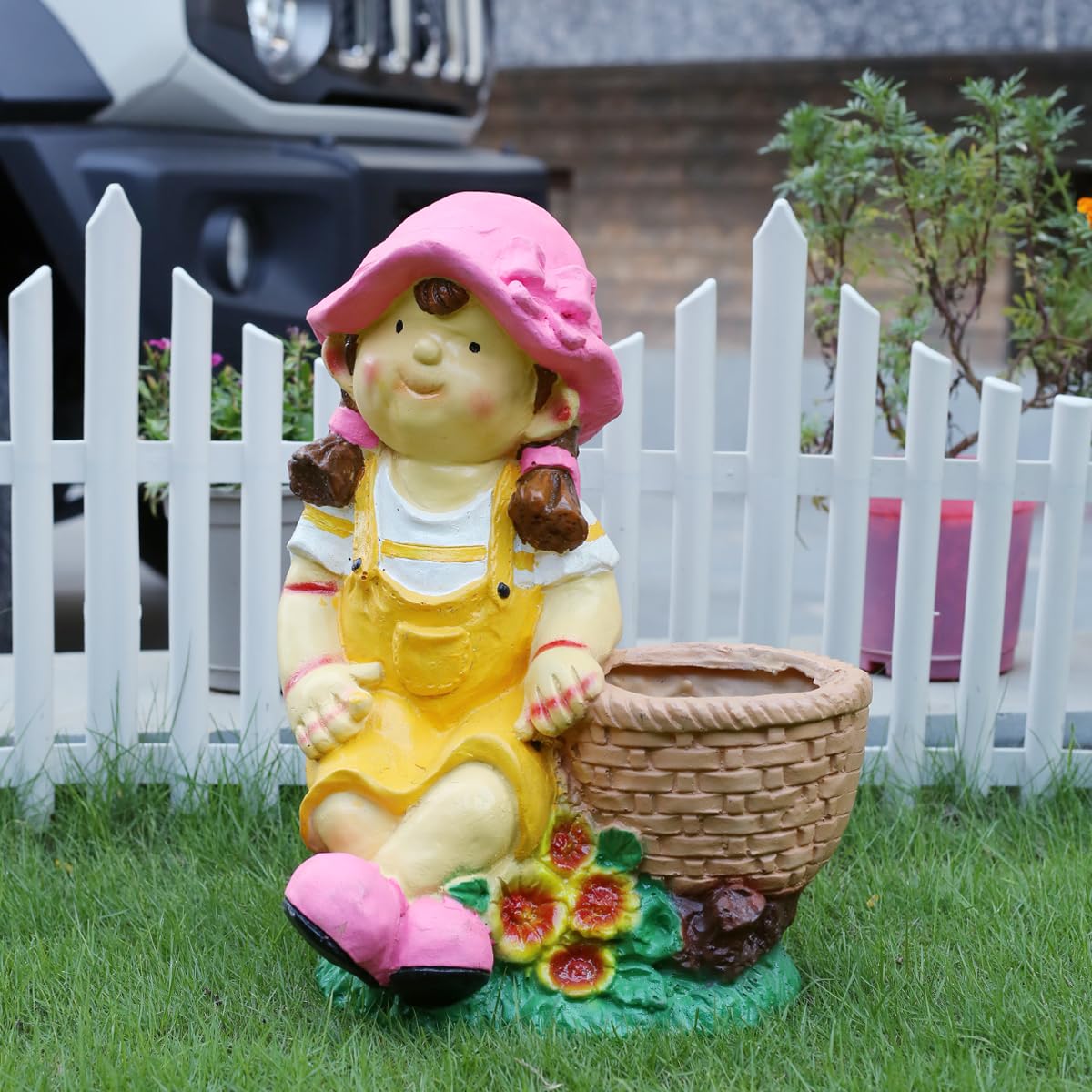 Wonderland Girl Planter - Garden Decor & Gift -1 Wonderland Girl Planter - Garden Decor & Gift -1