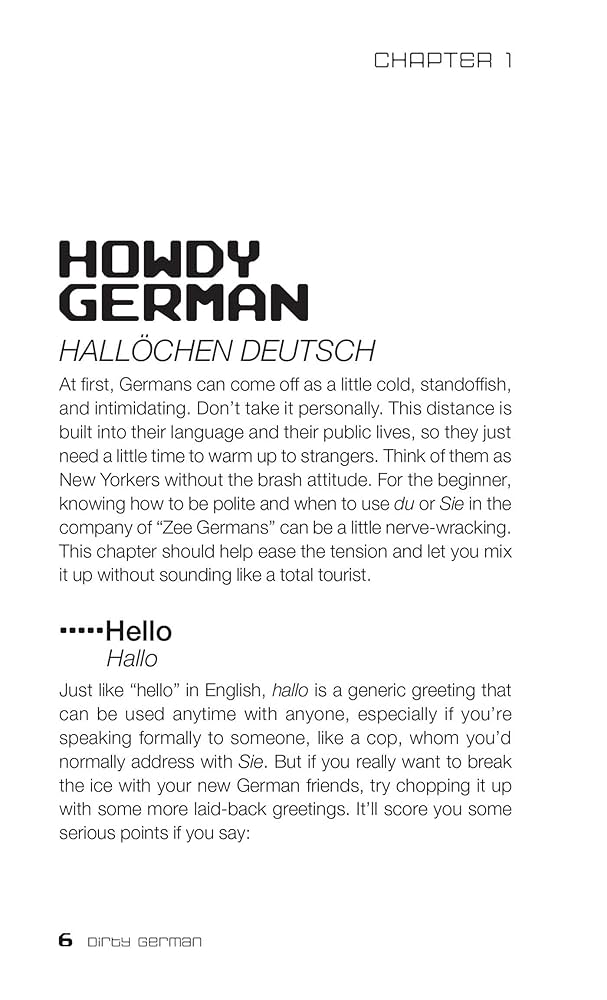 Dirty German: Second Edition: Everyday Slang from 